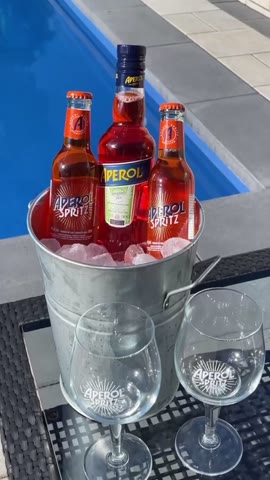 Product video with Aperol